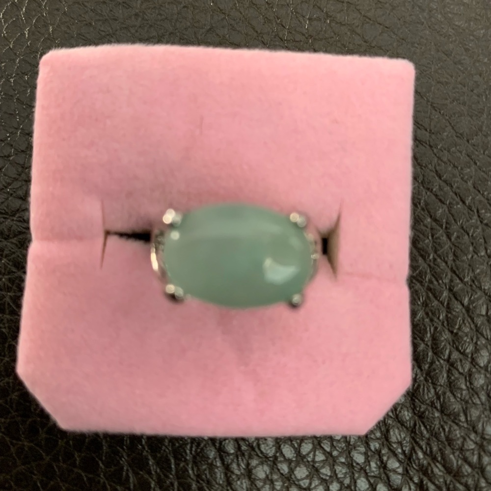 Silver plated ring